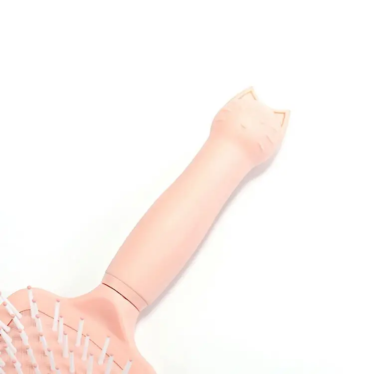 Wholesale Design Pattern OEM  Air Cushion  Pink Professional Massage Hair Brush Comb