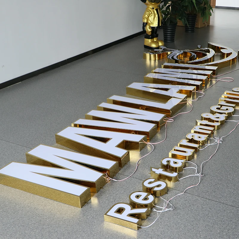 EZD Factory Custom Led Illuminated Channel Letter 3d Signage Pharmacy Drugshop Store Front Sign