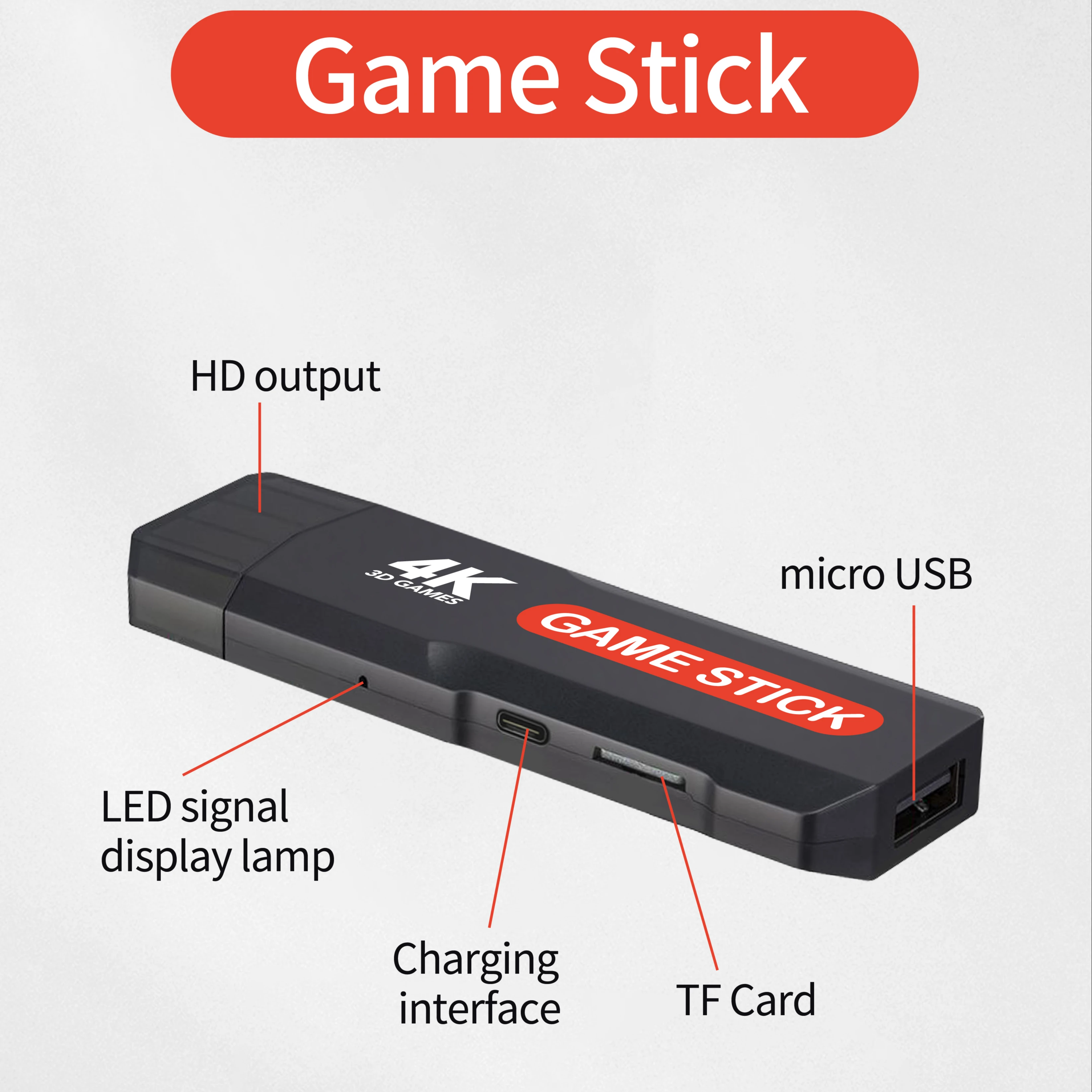 X2 Plus wholesale Q8 40000+ Classic Retro Games 64G 128G Game stick wireless controller emulator console for Super Gaming Stick