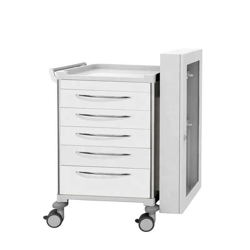 Abs High Strength Removable Hospital Clinic Patient Difficult Airway Endoscope Trolley