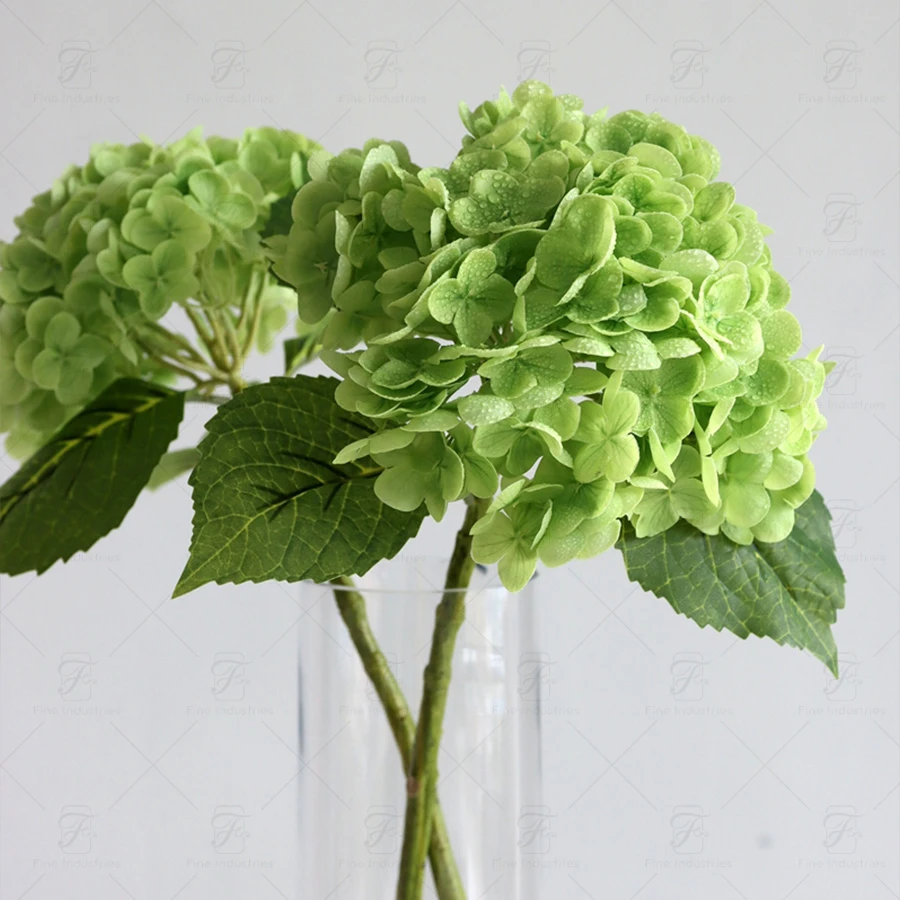 FW Trade Assurance Artificial Flowers In Bulk Real Touch Roses Heads Hydrangea