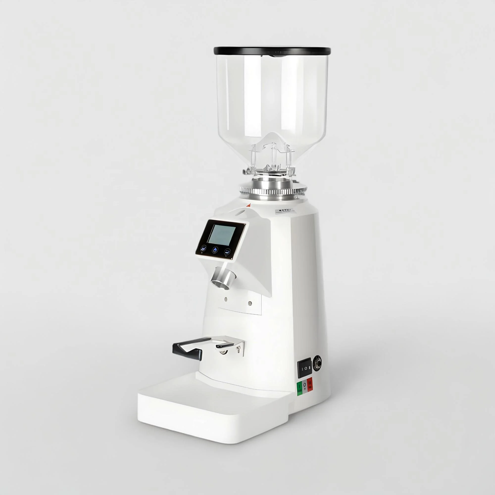 64mm Stainless Steel Grinder Mill 19 Gear Adjusted Touch Screen Control Electric Coffee Bean Grinder