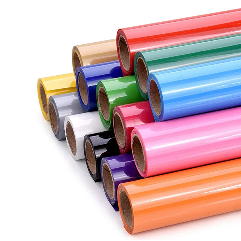 Good Flexibility Clothes Pu Film Iron On Htv Vinyl Heat Transfer Rolls