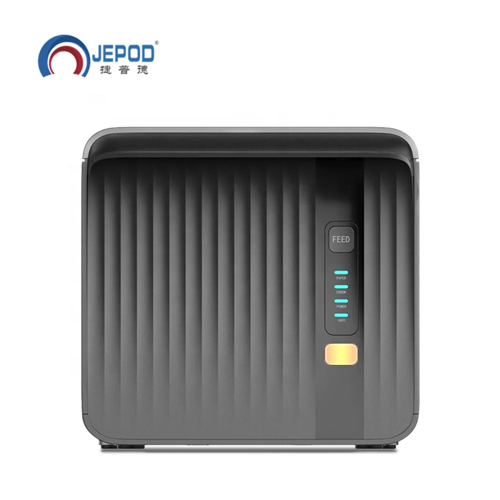 JEPOD JP-P80A POS 80mm Ticket Thermal Printer USB Cable Marker Sleeve/tube