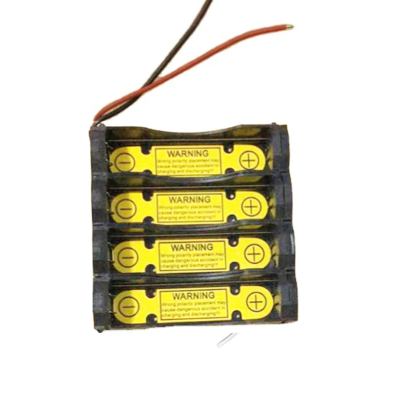 1S 2S 3S 4S 1P Factory supply 18650 cells 3.7v battery holder with BMS 14.8V battery holder