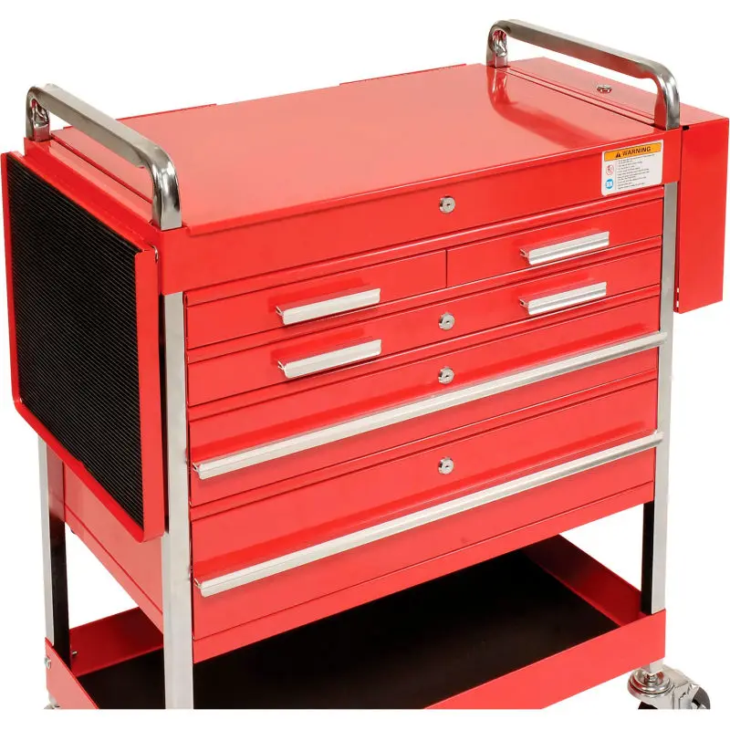 cheap tool storage box trolley cart with 5 drawers drawer roller cabinet mobile tool cabinet 