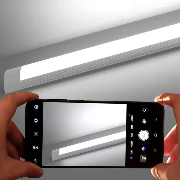 China Factory Fixture Lamp Batten Light High quality square led tube batten light  garage and workshop waterproof batten light