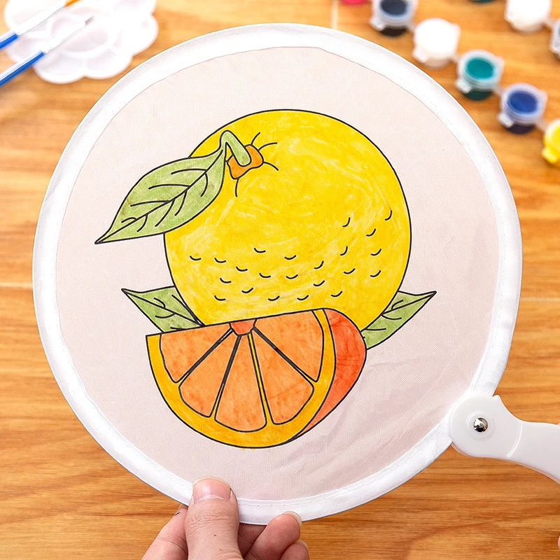 Складные бамбуковые изделия, изготовленные на заказ Пустые Детские художественные Материалы для творчества, группа веера, подарок, ручная роспись, бумажный веер, складной веер