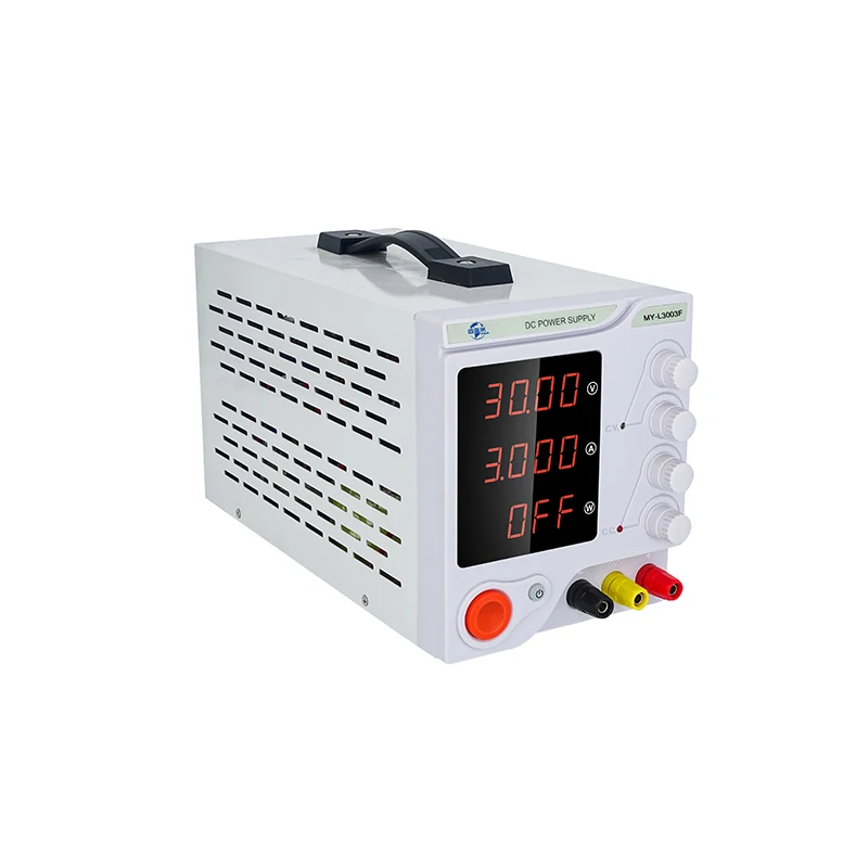 Myami MY-L3003F 30V 3A лаборатории 4 знака после запятой Регулируемый Линейный Цифровой Дисплей лаборатория источник питания 0.001A источник питания постоянного тока