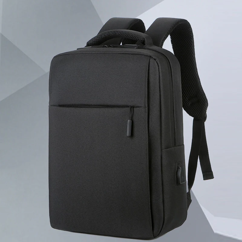 Logo Custom Waterproof Computer Bag Multifunctional Simple Business USB Casual Sports School Leisure Travel Laptop Backpack Bag