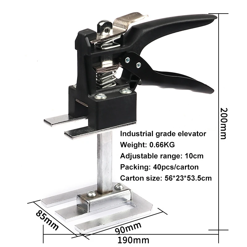 Tile Height Adjuster Locator Wall Leveling Tiling Elevating Brick Precise Regulator Construction Tool Wall Ceramic Tile Lifter