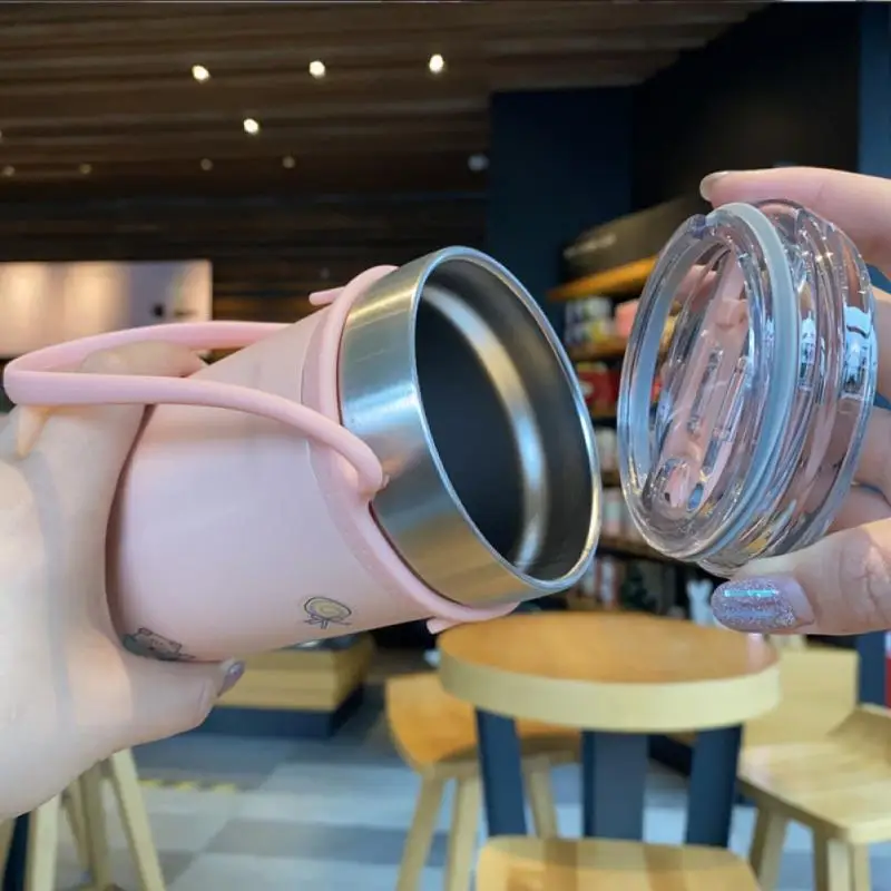 550ml/710ml Coffee Cup Double Stainless Steel Coffee Thermos Mug Car Vacuum Flask Thermos Cup Thermal Mug Leakproof Water Bottle