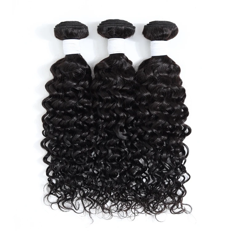 On Sale Top 12A 14A Grade Virgin Cuticle Aligned Human Hair Bundles Weaving Peruvian Water Wave Bundles Hair Extensions