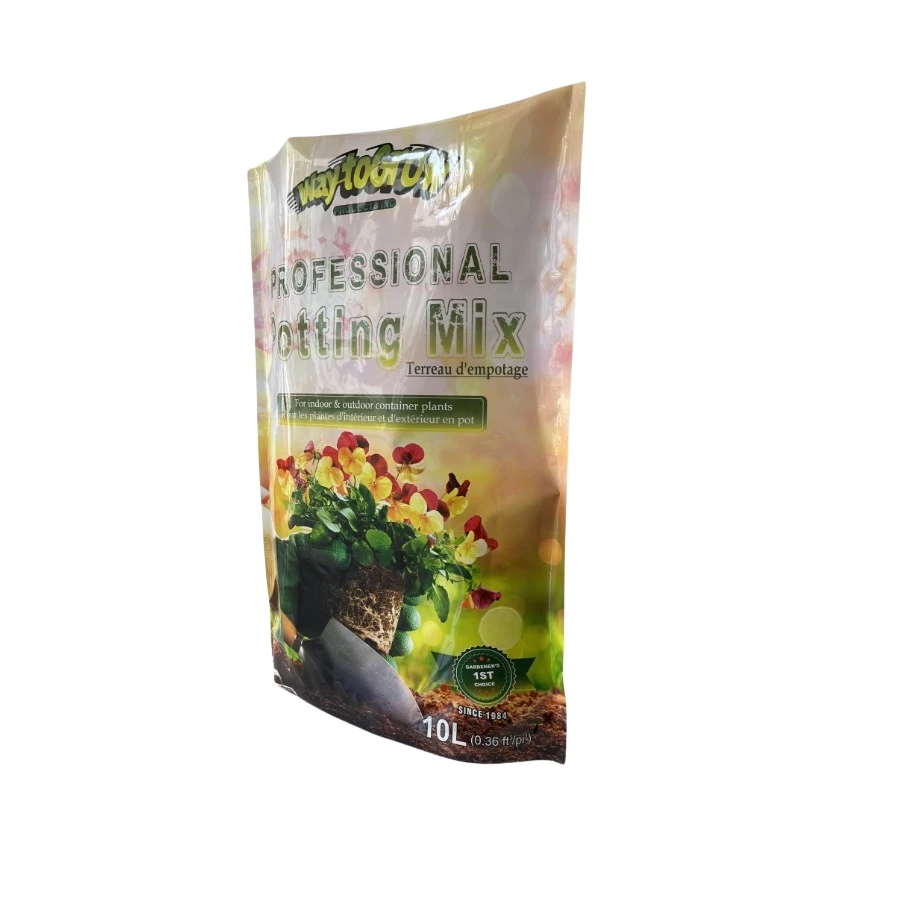 10L PE Bag fertilizer soil packaging potting mix garden soil package sack small size moisture proof high quality factory produce