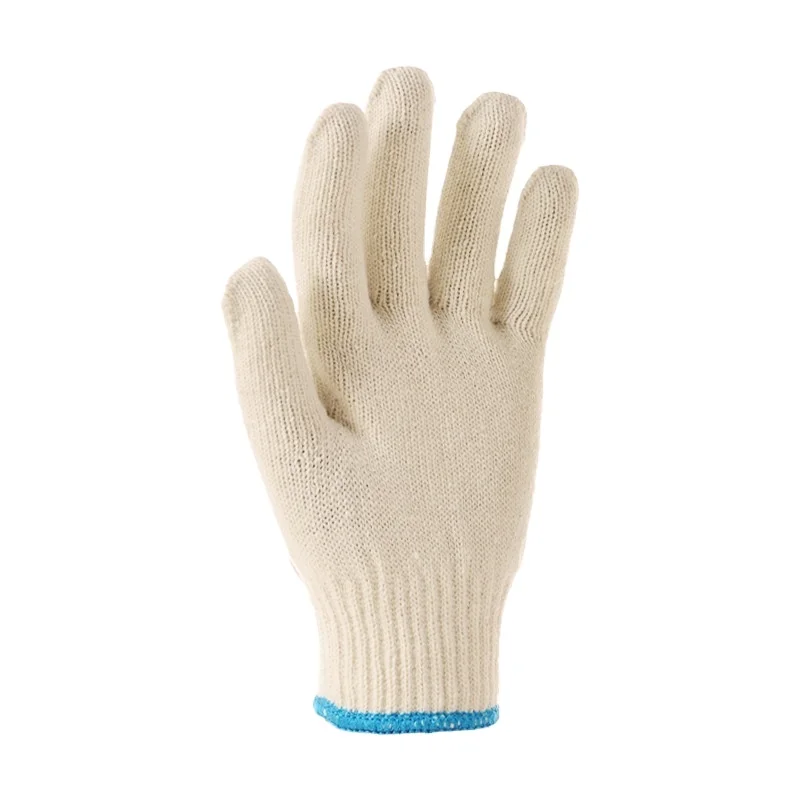 10 gauge Original White Pure Cotton Gauze Gloves 600g Protection Construction Factory Work Free regular size OEM Accepted