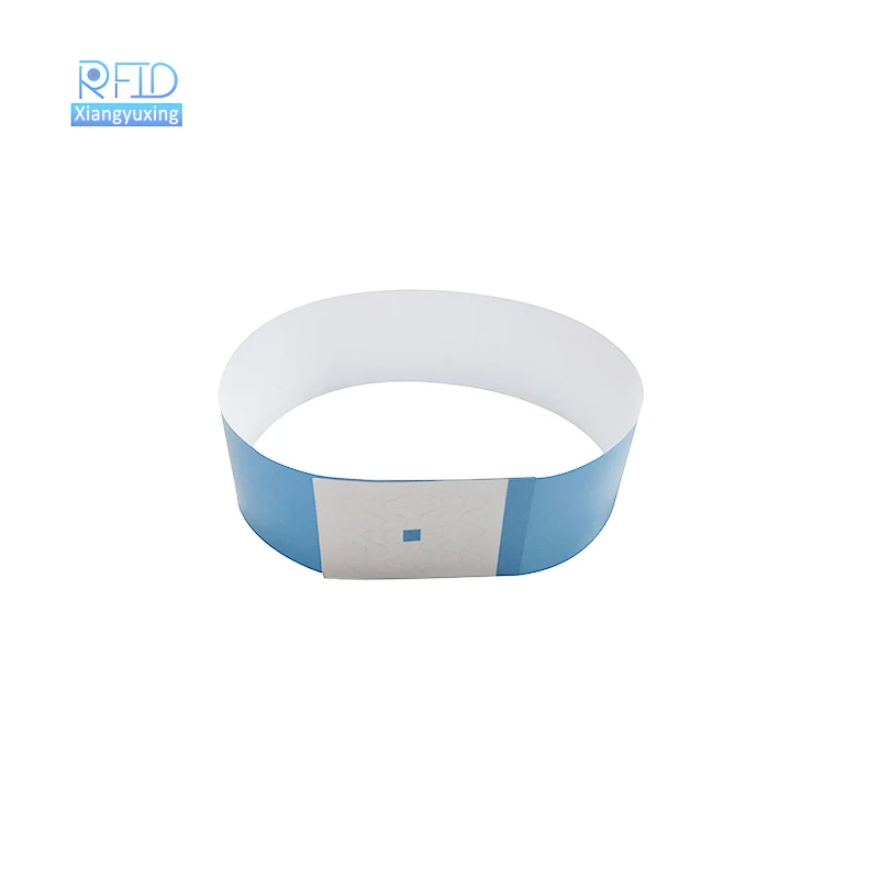 Custom cheap colored printed tyvek wrist band wristband event party tyvek paper wristbands bracelet