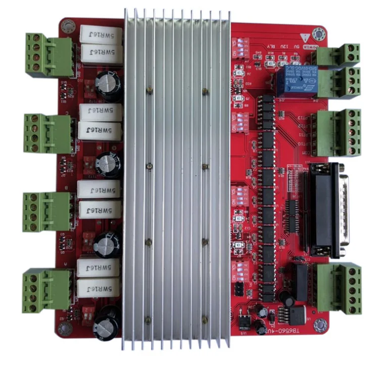 TB6560 engraving machine 4-axis stepper motor drive board