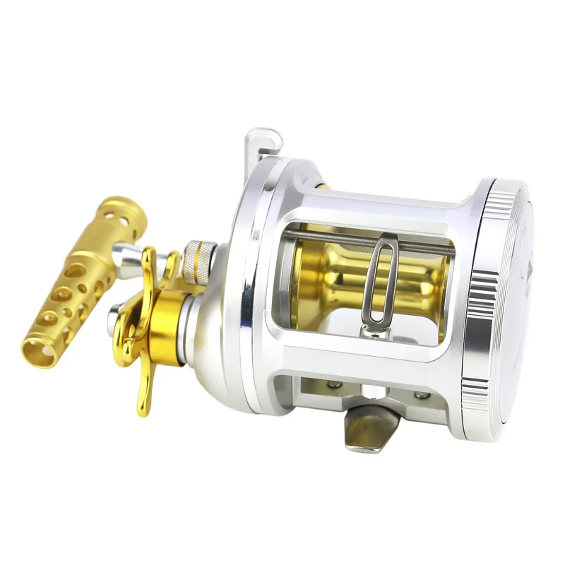 REELSKING Saltwater 1000-5000 Series Trolling Drum Fishing Reel Right Hand Levelwind Conventional Reel
