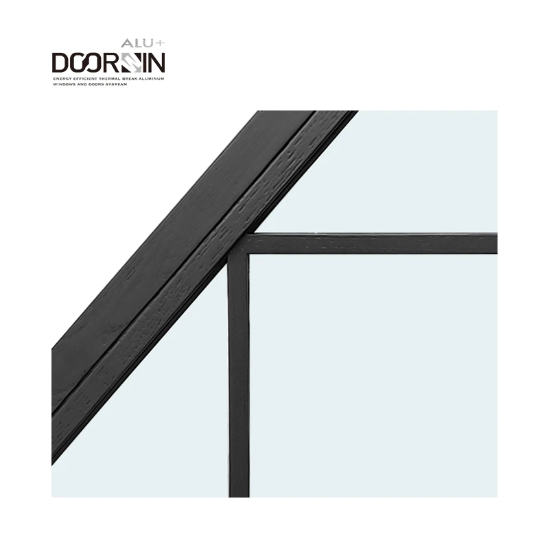 Hurricane Impact Aluminum Glass Fixed Windows Sound Proof Save Energy Double Glazing Grid Special Shape Windows