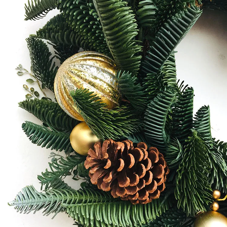 newly designed  Artificial pine needles wreath for Christmas