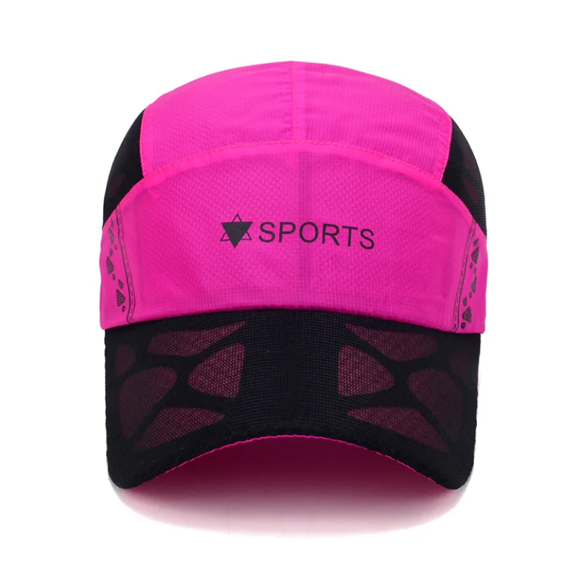 custom mesh running sports hats quick dry baseball caps