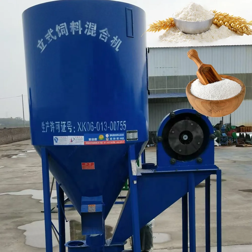 Easy Storage Poultry Feed Mixing Crush Pellet/Home Use Chicken Fertilizer Grind Miller/Quality Promised Mix Milling Integrated