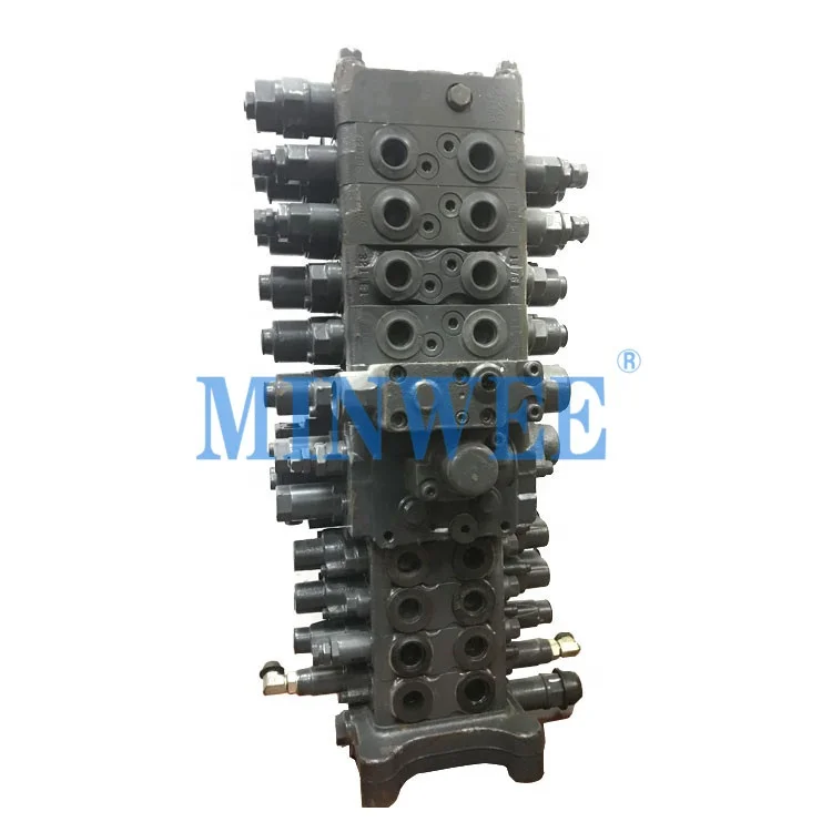 Excavator parts PC130-8 PC130-7 PC120-8 PC120-6 PC128US-1 control valve  723-56-11200  723-57-11700 hydraulic main control valve