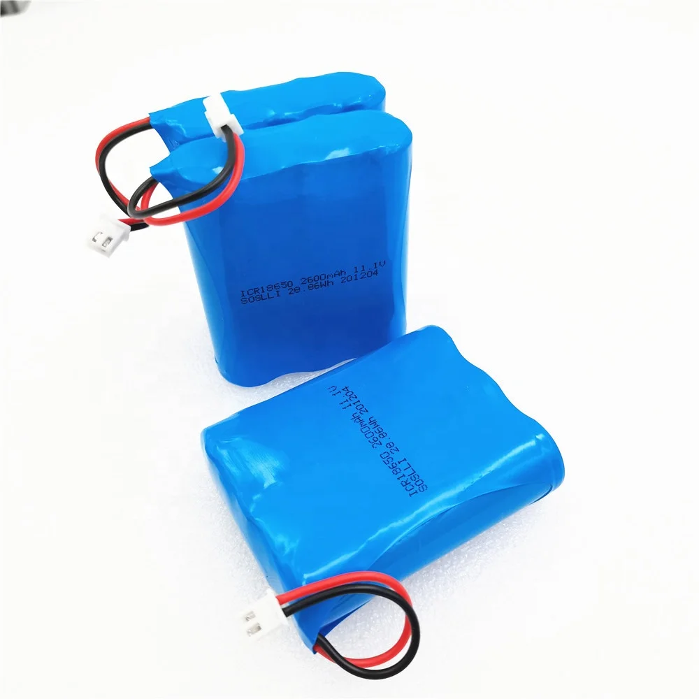 ISO manufacturer 11.1V 2600mAh lithium battery pack for mini backup power