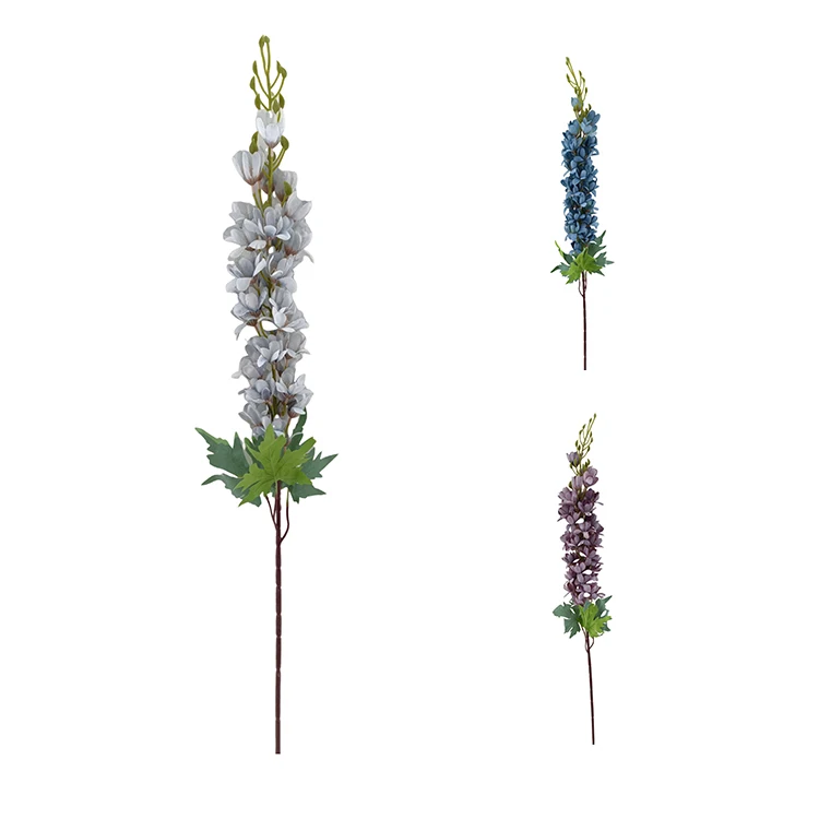 120cm Purple flowers Landscaping wedding decoration artificial flower manufacturers bulk wholesale lupine