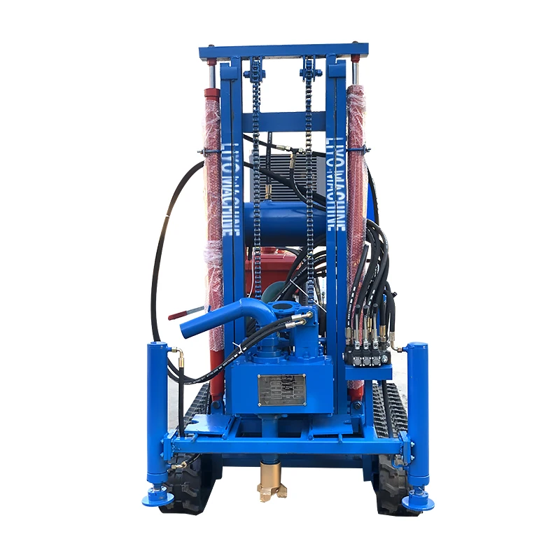 200m depth underground water well drilling rig factory price portable borehole drilling rig for mining on sale