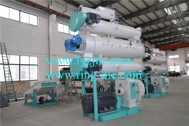 CE SZLH350 / SZLH420 / SZLH508 shrimp fish crab feed pellet machine aquatic fish feed pelletizer with 3sets conditioners