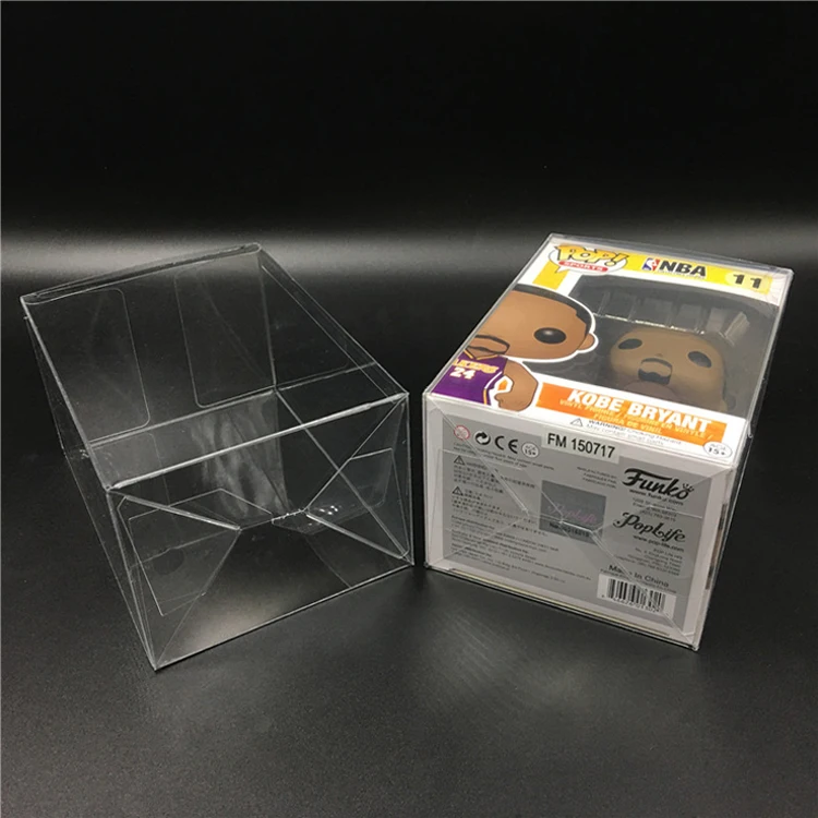 Waterproof 4inch 0.5mm Funko Pop Protectors Vinyl Auto Lock Stacks - Premium Protector Case Plastic Box Shield With Soft Crease