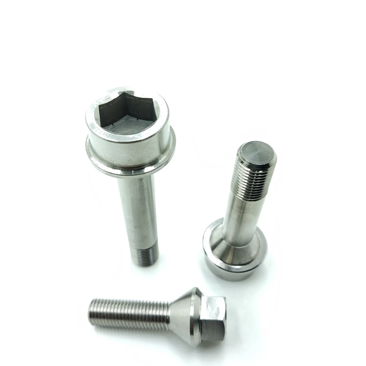 Best price custom logo Titanium lug bolts M14X1.5 Titanium Ball Seat Wheel Bolt