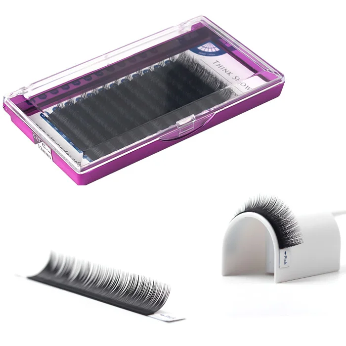 Alibaba best sellers all kinds of eyelash extensions all size individual eyelash extension bcd curl