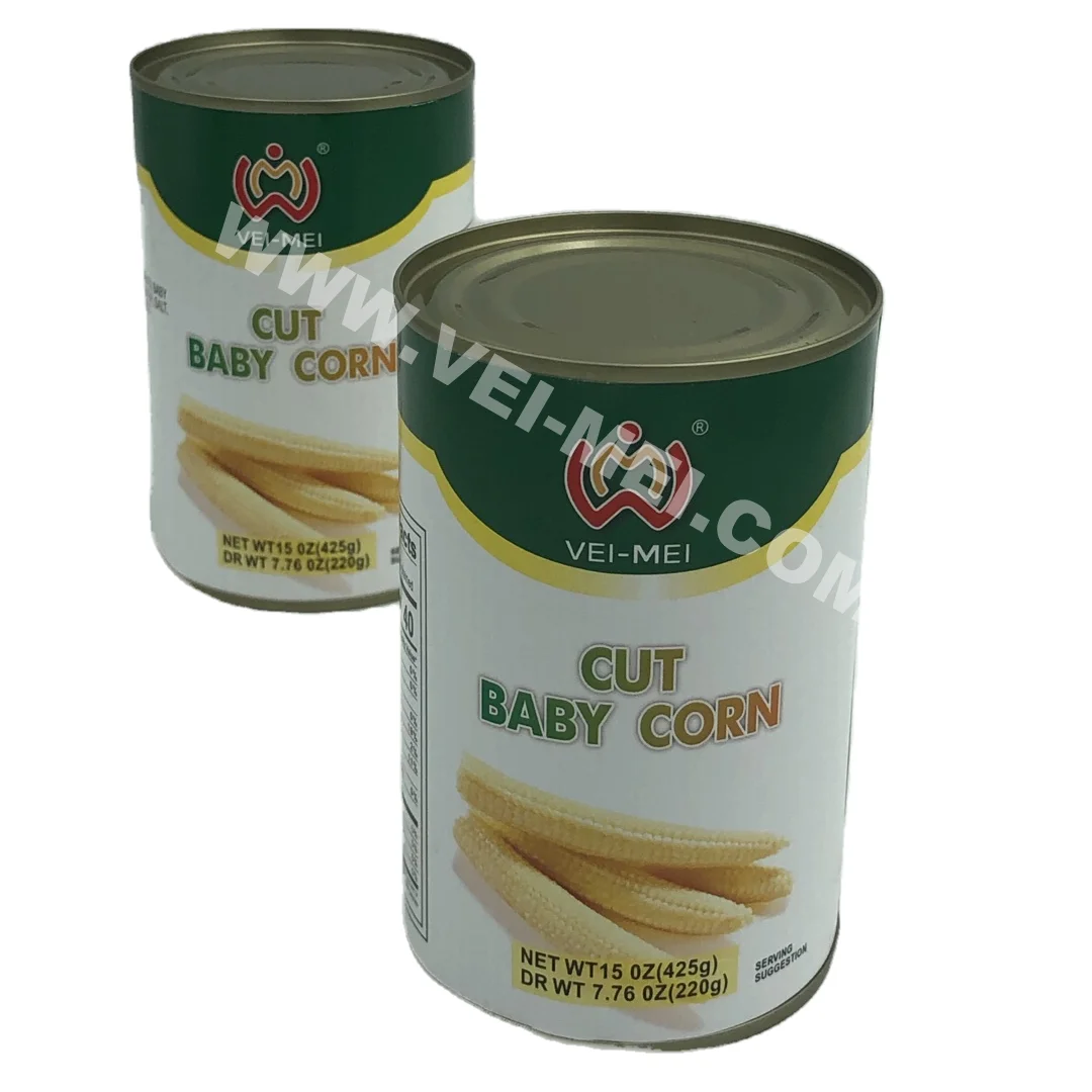 Canned Baby corn whole/cut