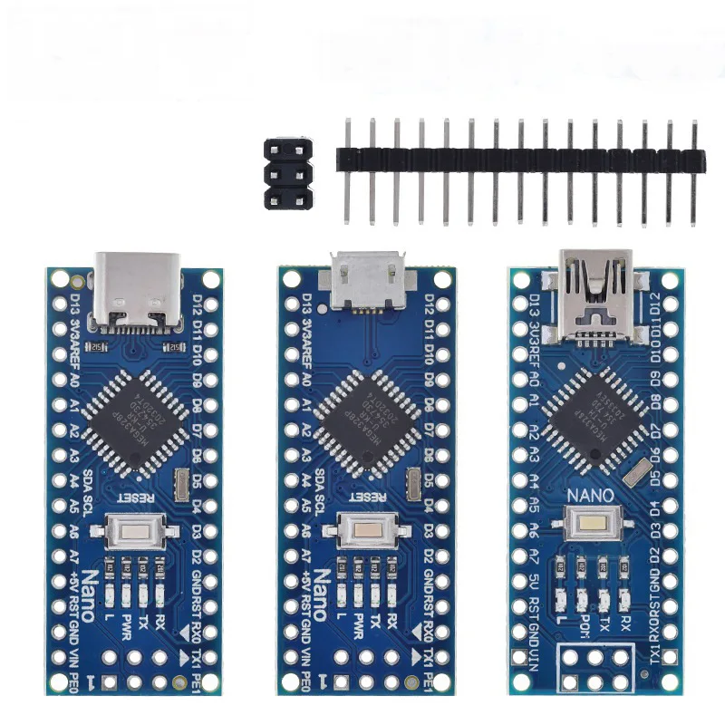 Nano Mini Type-C Micro USB With the Bootloader Arduino Nano 3.0 Controller for Arduino CH340 USB Driver 16Mhz Atmega328