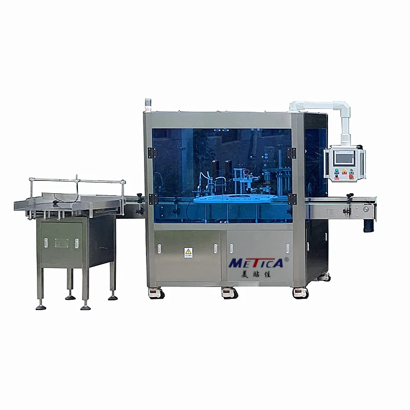 Shanghai essential oil filing line fast ship filling capping labeling machine tincture bottle packaging line
