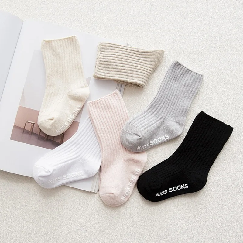 Оптовая продажа с фабрики BSCI, однотонные детские белые носки, носки для мальчиков, Детские хлопковые носки на заказ для детей, подростков