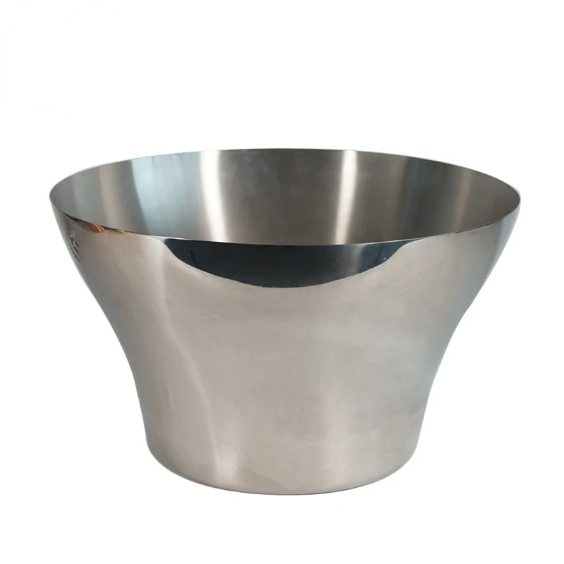 Custom 10L Metal Galvanized Round Large Stainless Steel Beer Champagne Wine Cooler Ice Bucket