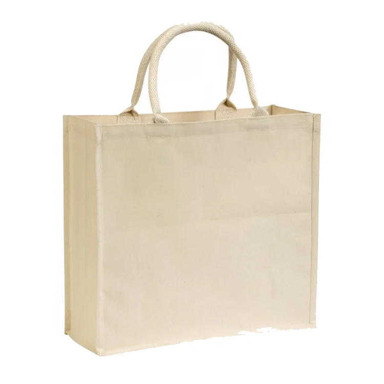 Wholesale custom promotional reusable gift hemp tote jute shopping bags