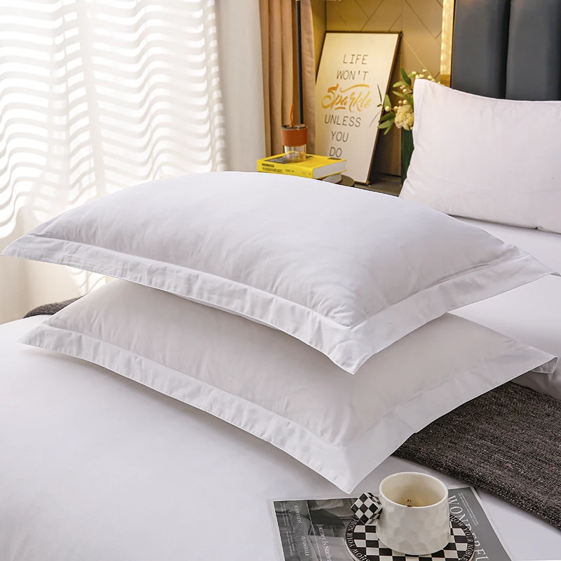2024 New Cotton Tribute Satin Twill Pure White Four-Piece Bedding Set Plus Four-Piece Set
