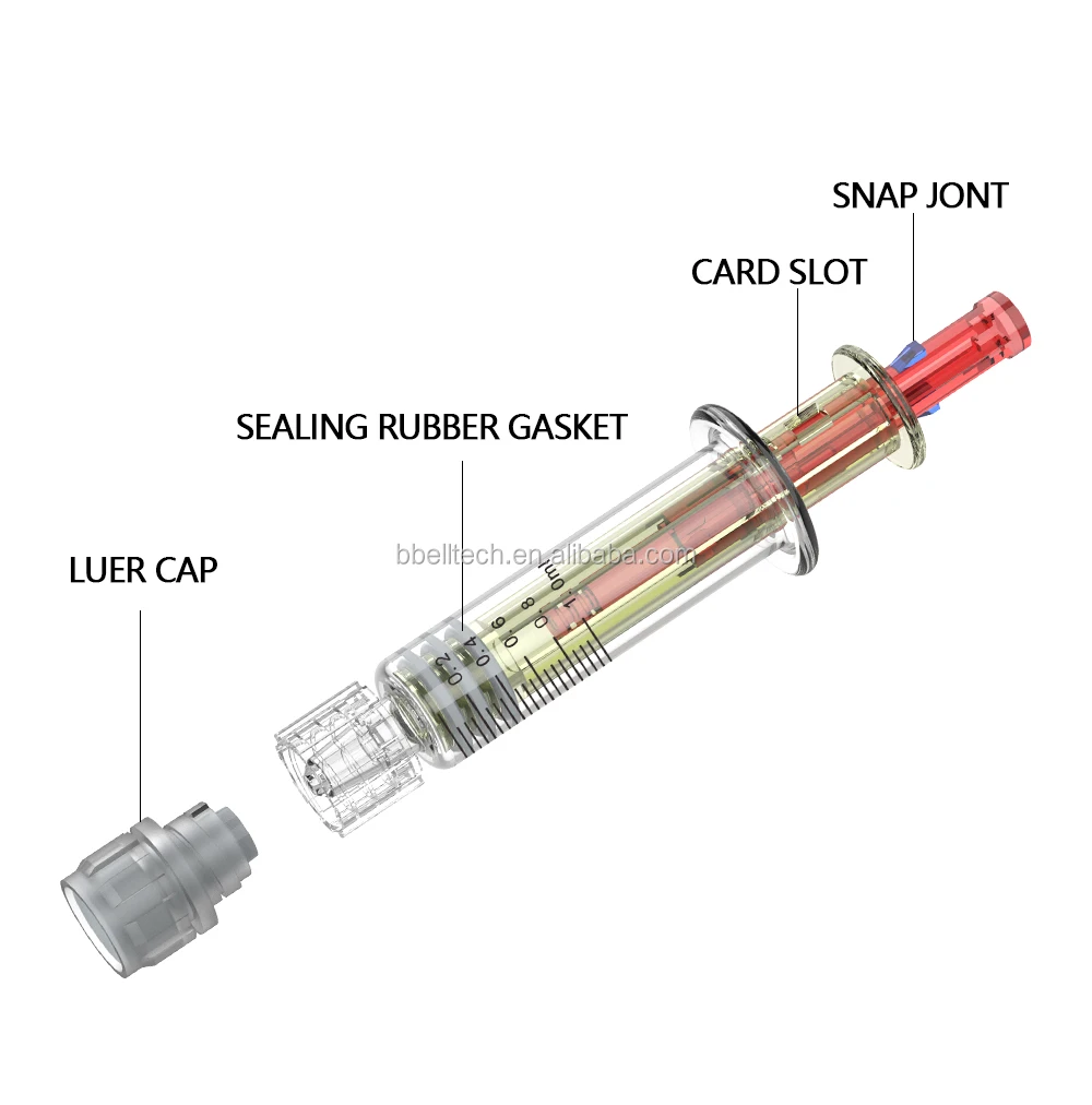 
Disposable Top Filling Syringe Prefilled Medical Grade Luer Lock 1ML Syringe 