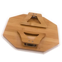 Bamboo Wood Clip On Tray Sofa Table for Wide Couches, Couch Arm Tray Table, Side Tables