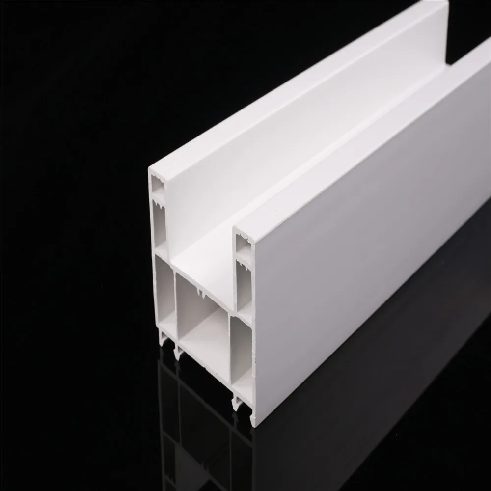 Wholesale cheap upvc profile raw material extrusion machine steel casement window u PVC profile