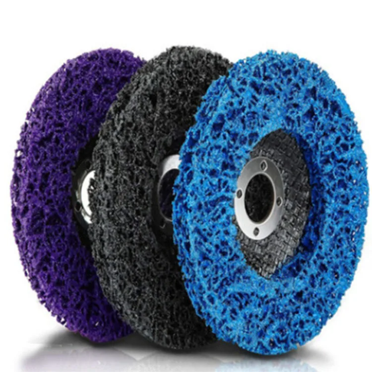 Durable 125 mm Silicon Carbide Nylon Poly Strip Disc Paint Rust Remover Clean Disc for Car Truck Motorcycles Abrasive Wheel