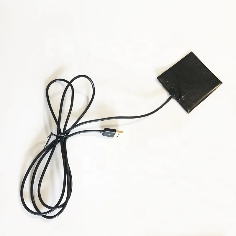 Silicone Rubber Heater 5V With USB Connection Customized Industry Heating Pad