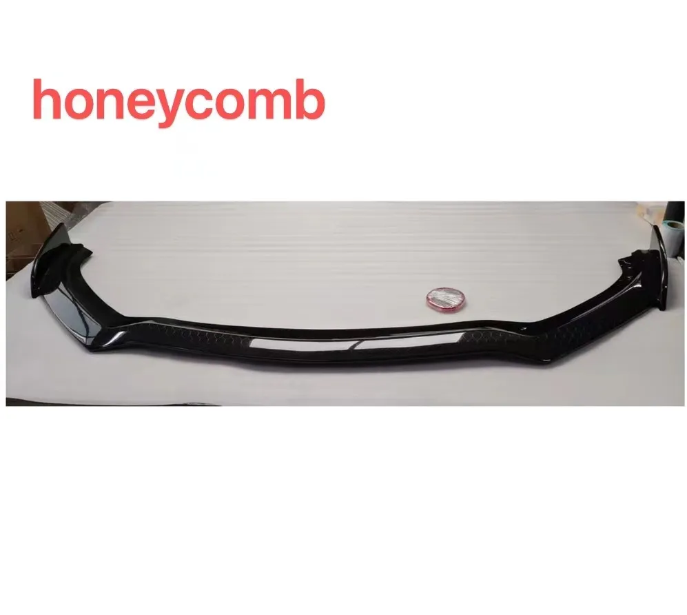 MRD for Infiniti Q50 2018+ Red Sports or normal one-piece style carbon fiber front lip front bumper Lip Front splitter diffuser