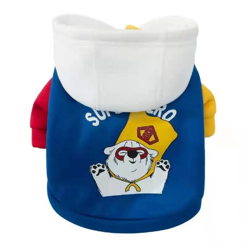 Fashion Winter French Bulldog hooded dog clothes teddy dog hoodie Pet Clothing