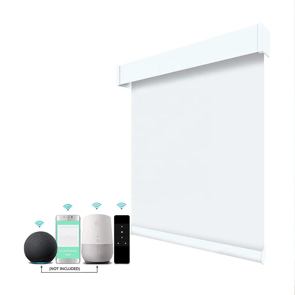 High Quality Smart Electric Blinds Are Controlled By Google And App Motorized Roller Blinds For Window made in China
