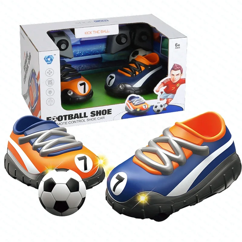 Qilong New Radio Control Toys Competitive Sports 2.4G Remote Control Soccer Shoes Car Soccer Series Gift Rc Car Souvenir Toys